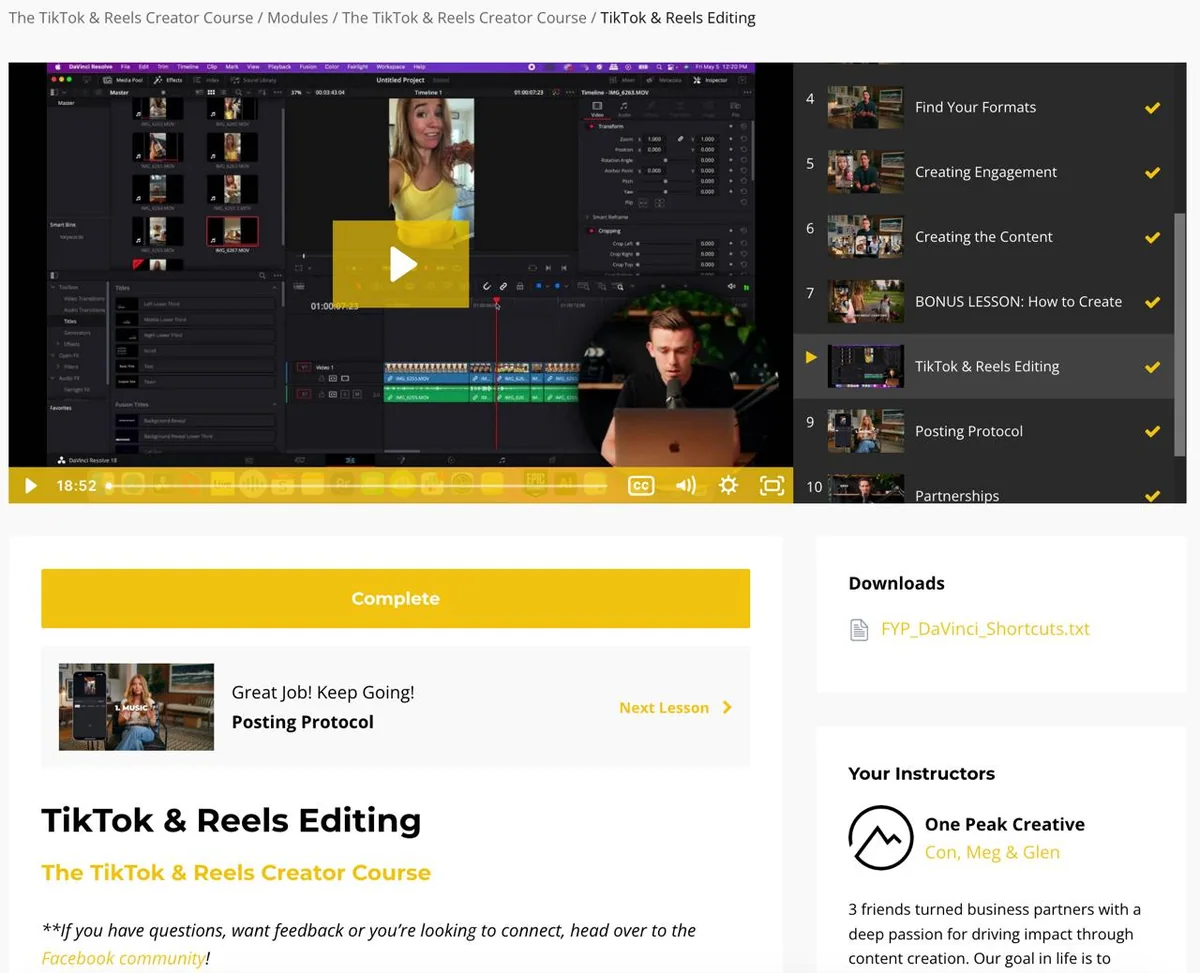 Pro editing masterclass